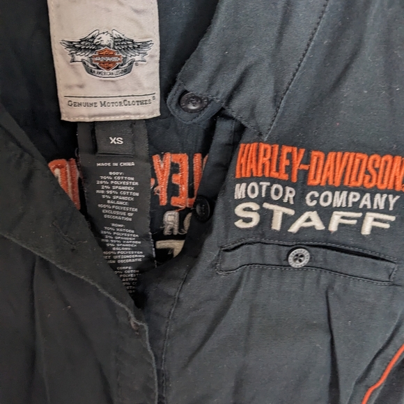 Rare Official Harley-Davidson STAFF polo - Picture 2 of 2